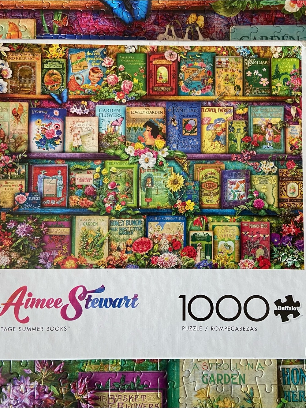 Aimee Stewart 1000-Piece Jigsaw Puzzle - Vintage Summer Books